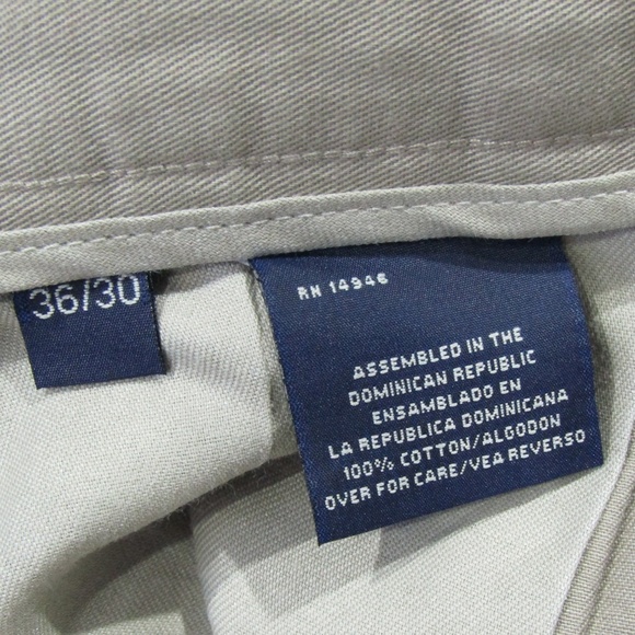 NEW Flyers Teflon Stain Protect Khaki Chinos 36x30 - Picture 4 of 4